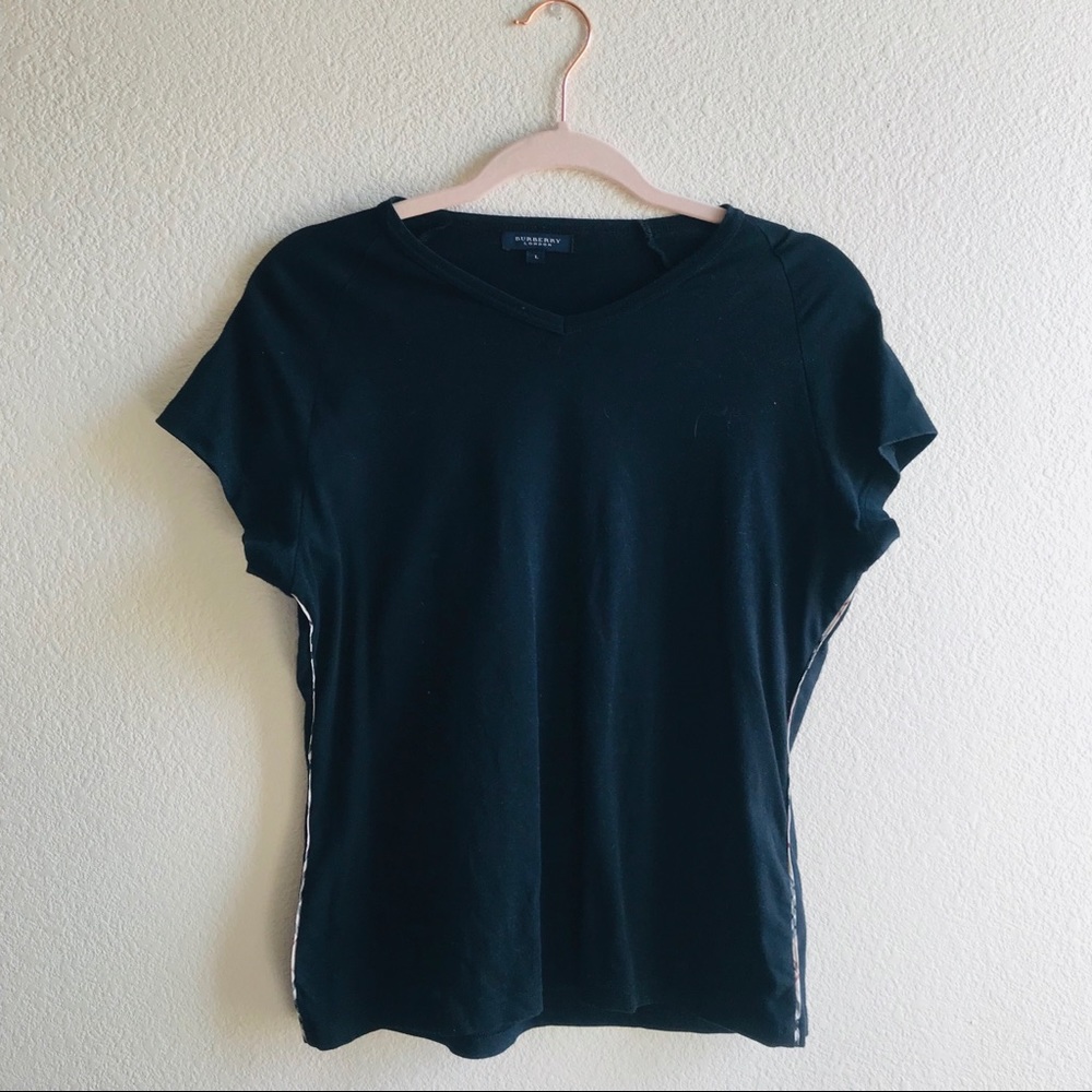 Burberry London black tee large